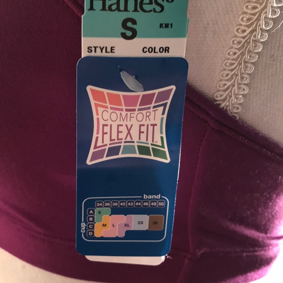 Hanes Racer Back Bra size Small - Picture 4 of 5